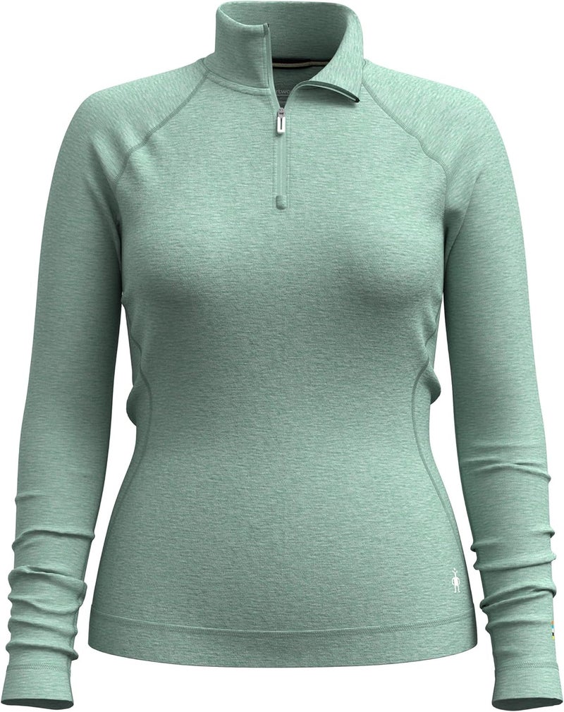 SmartWool Women's Classic Thermal Merino Base Layer 1/4 Zip - Image 1